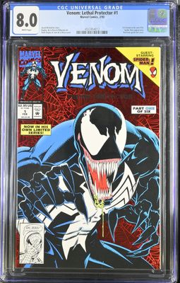 Venom Lethal Protector  Issue 1 CGC 8.0 Comic