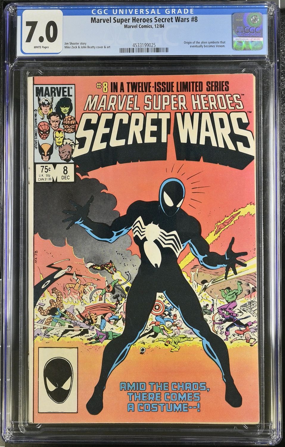 Marvel Super Heroes Secret Wars 8 CGC 7.0