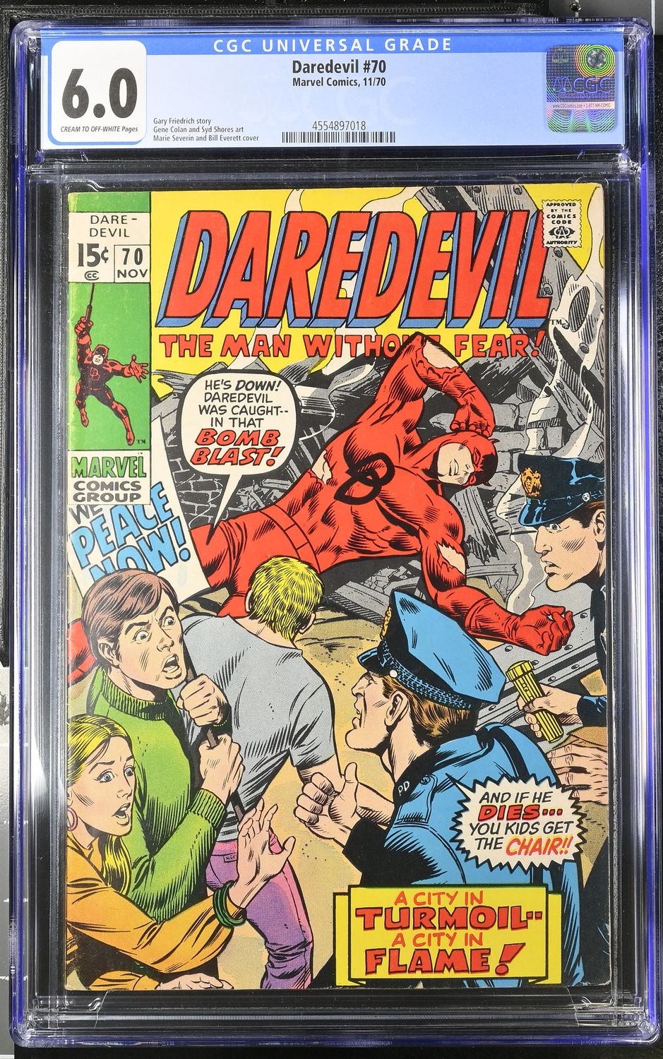 Daredevil Issue 70 CGC 6.0 Comic