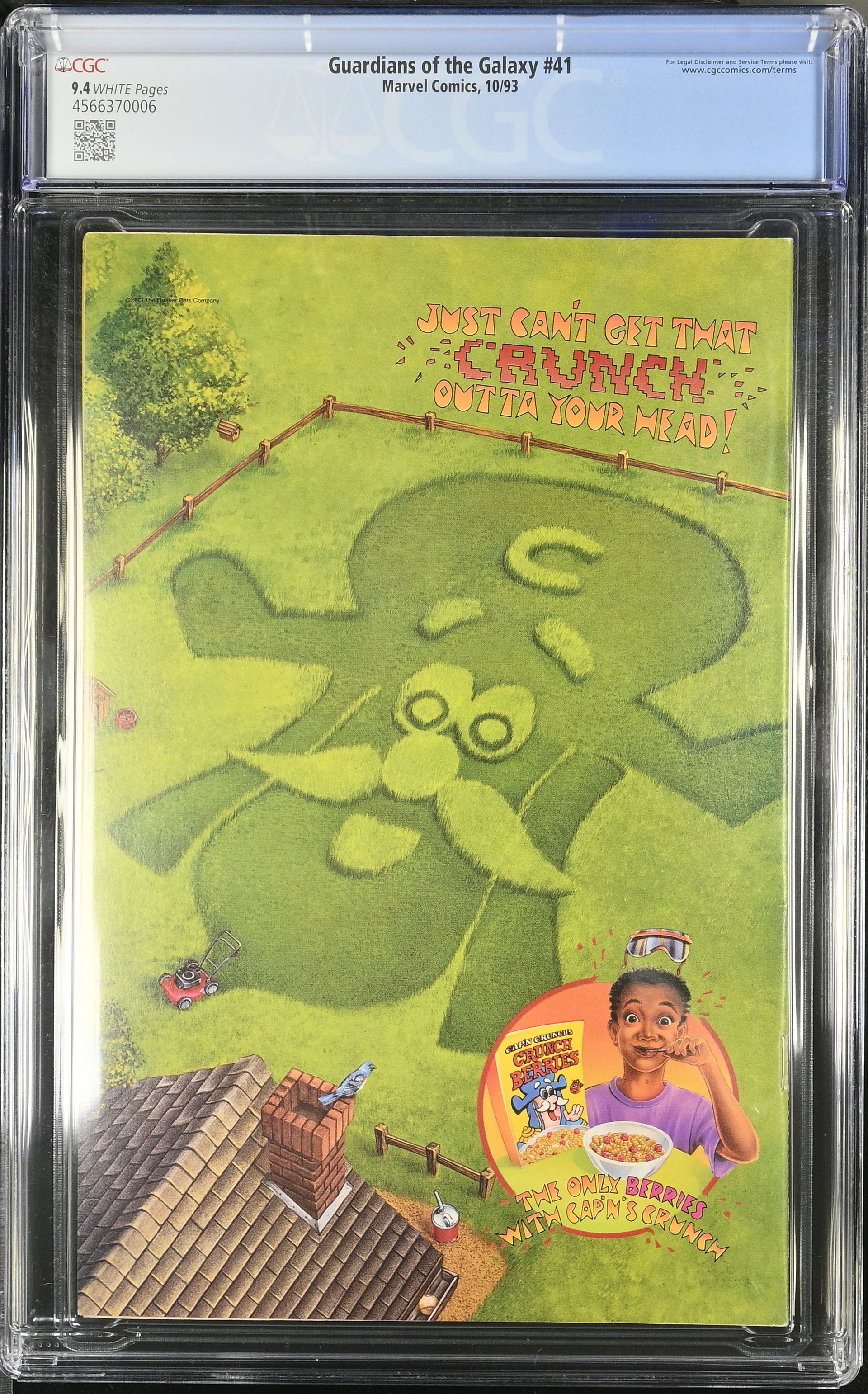 Guardians of the Galaxy 41 CGC 9.4 Comic