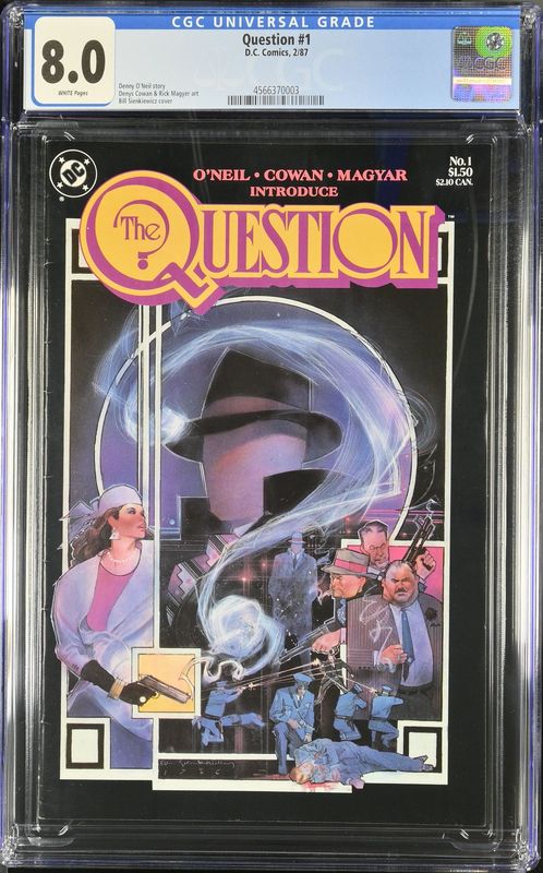 Question 1 CGC 8.0 Comic