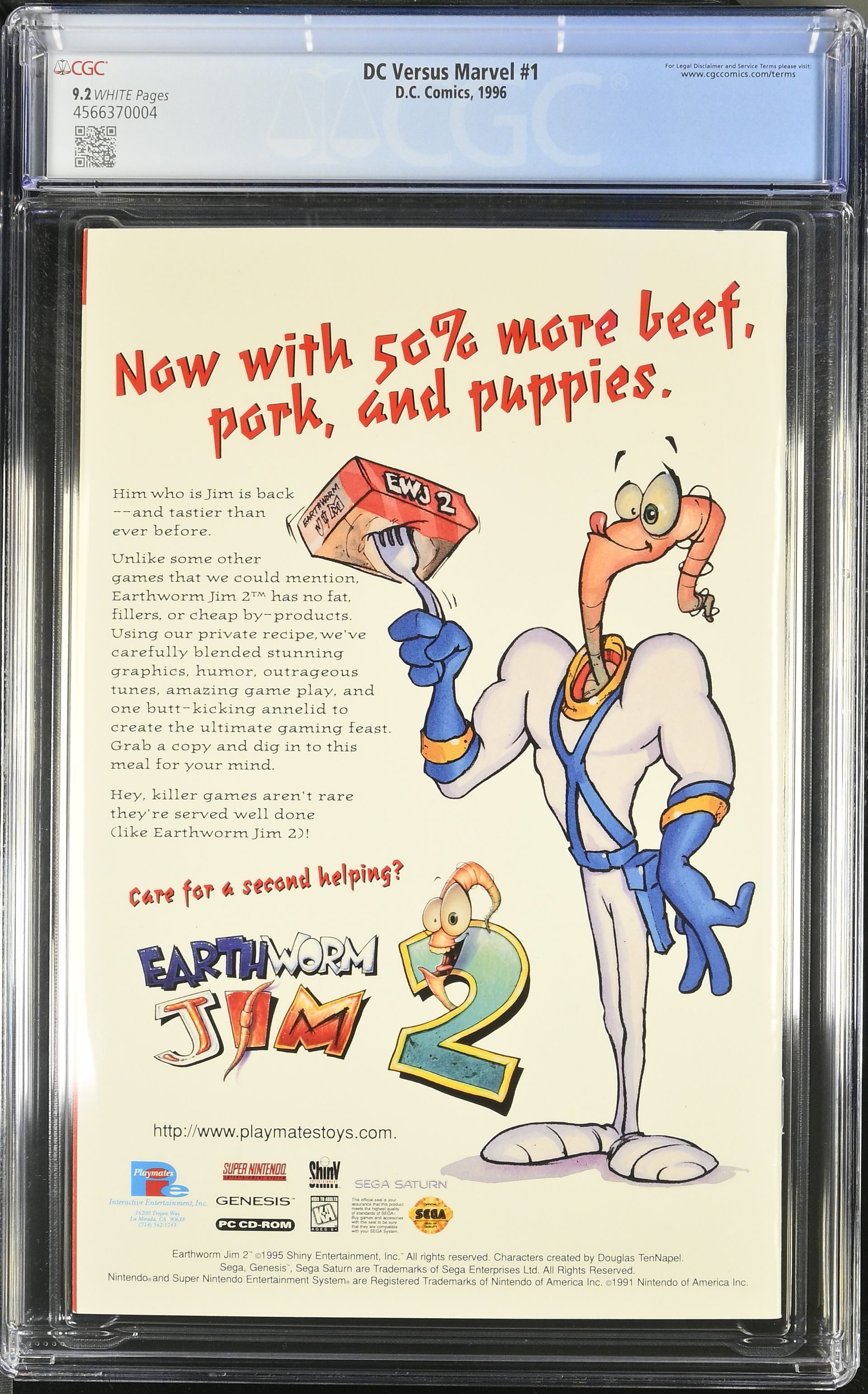 DC Versus Marvel 1 CGC 9.2 Comic