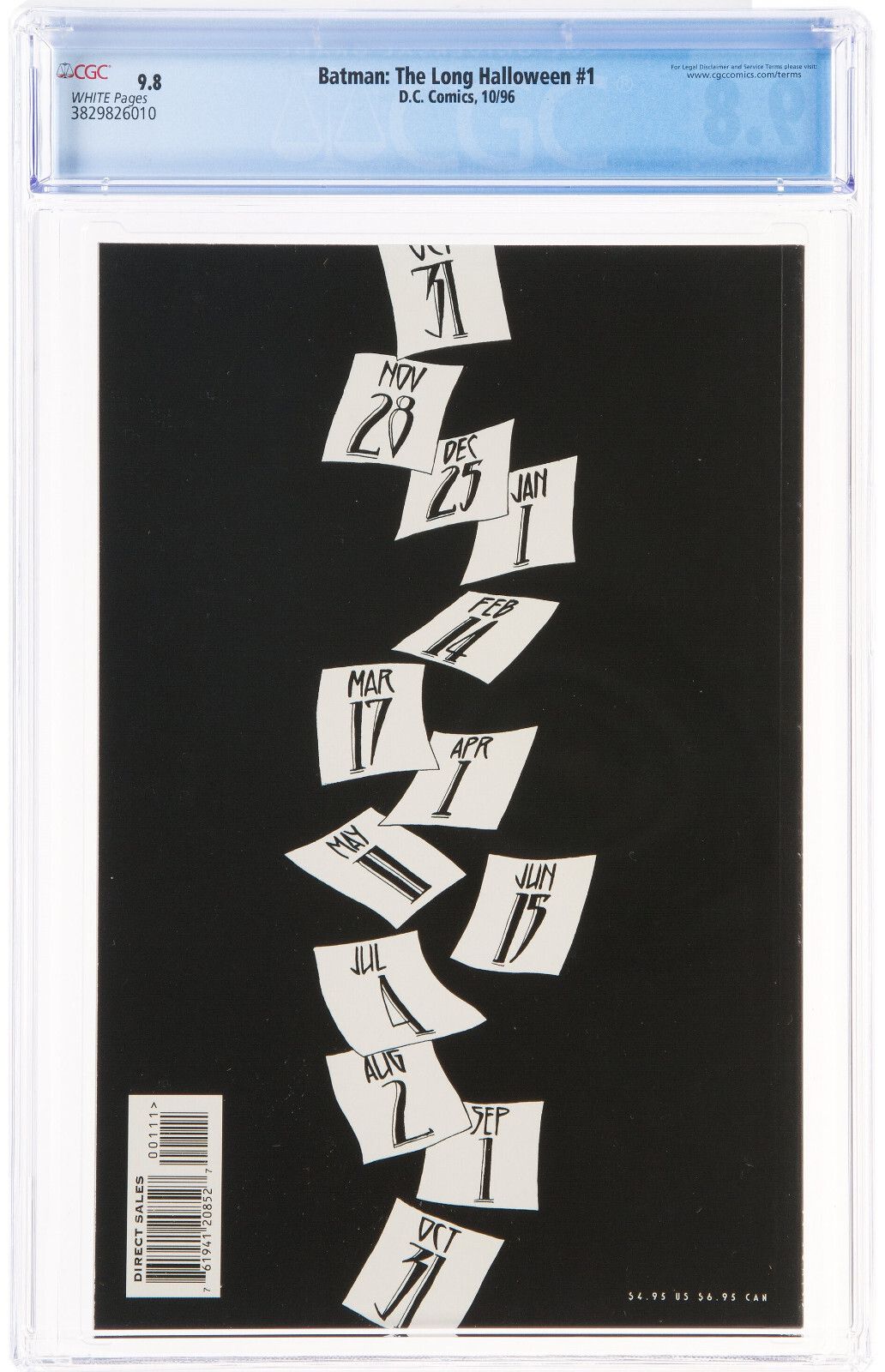 Batman The Long Halloween 1 CGC 9.8 Comic