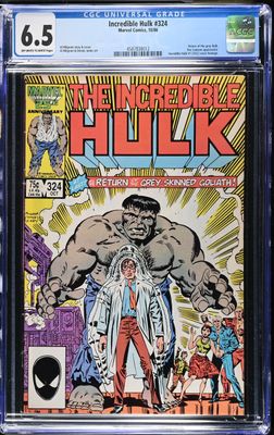 Incredible Hulk Issue 324 CGC 6.5