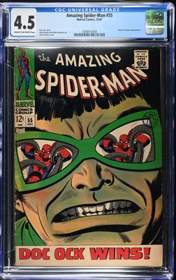Amazing Spider-Man Issue 55 CGC 4.5