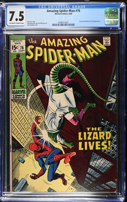Amazing Spider-Man Issue 76 CGC 7.5