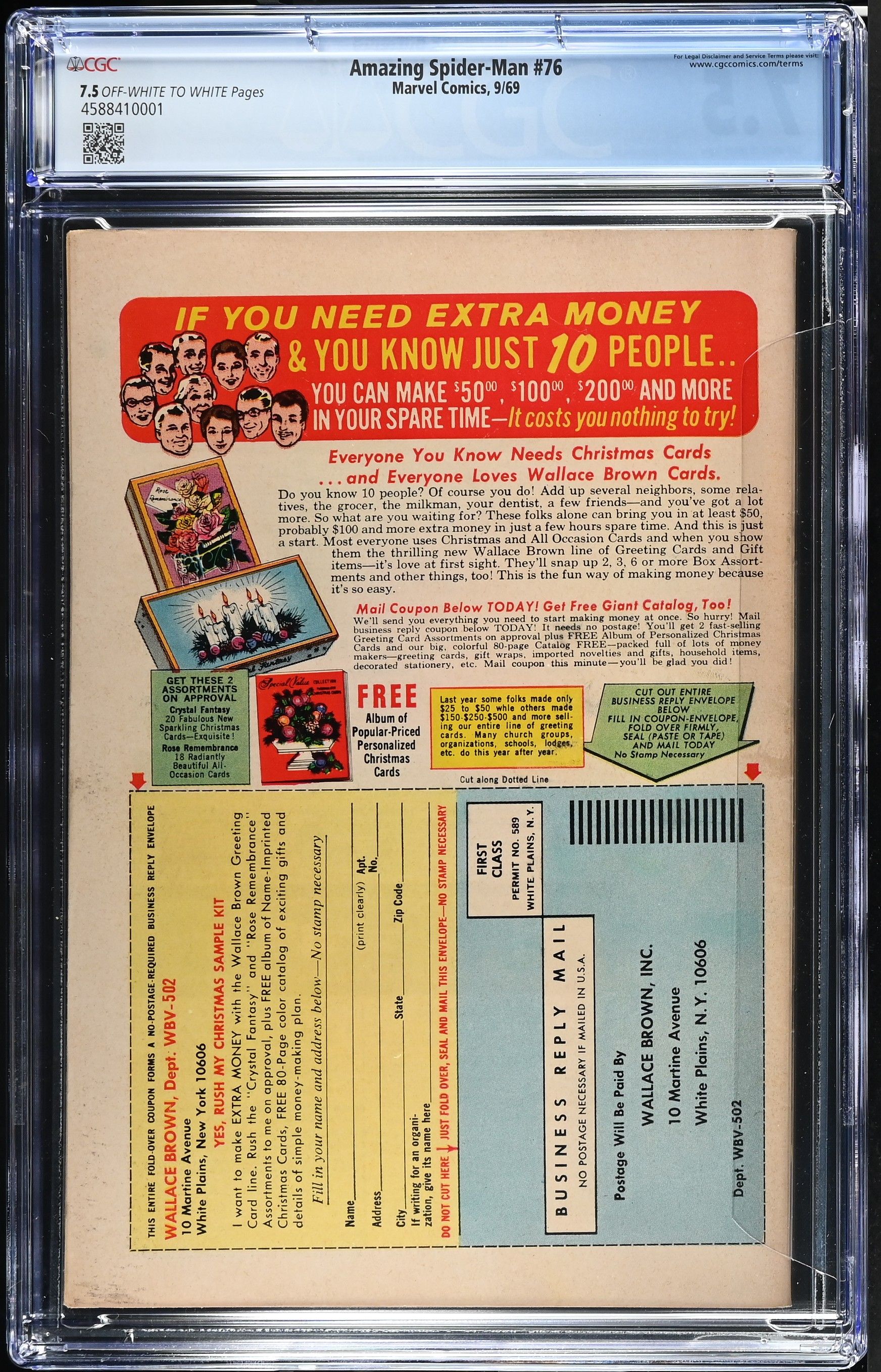 Amazing Spider-Man Issue 76 CGC 7.5