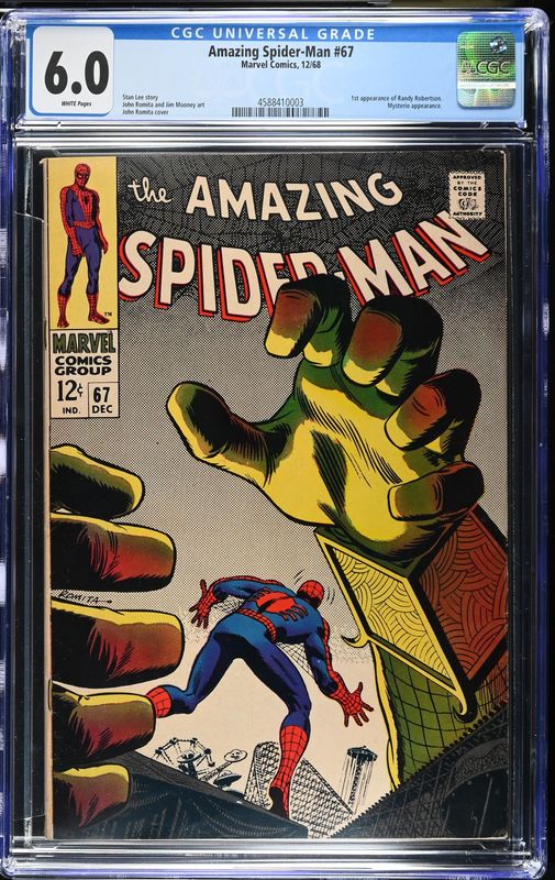 Amazing Spider-Man Issue 67 CGC 6.0