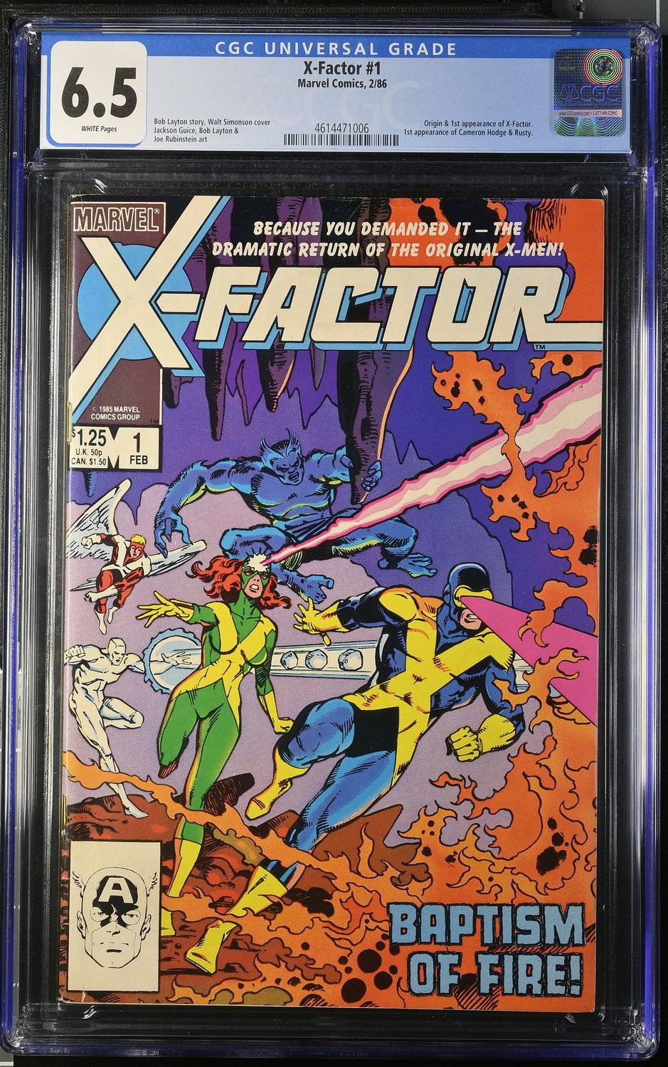 X-Factor # 1  CGC 6.5 - 1st appearance X-Factor X-Factor # 1  CGC 6.5 - 1st appearance X-Factor
