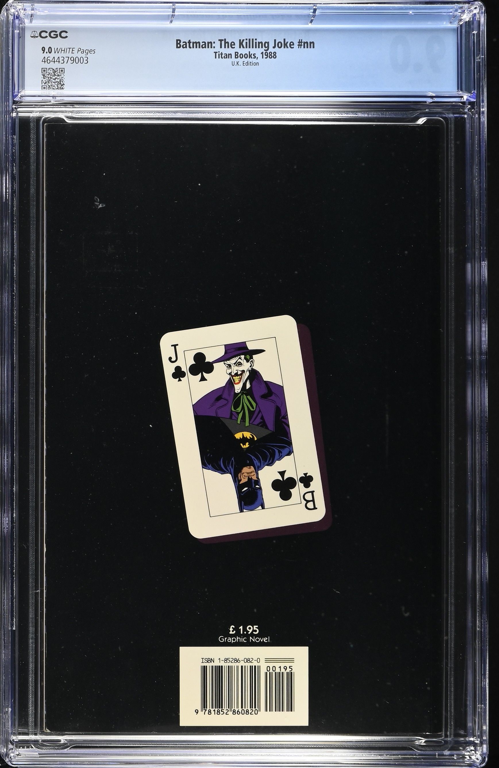 Batman The Killing Joke CGC 9.0 nn UK Edition