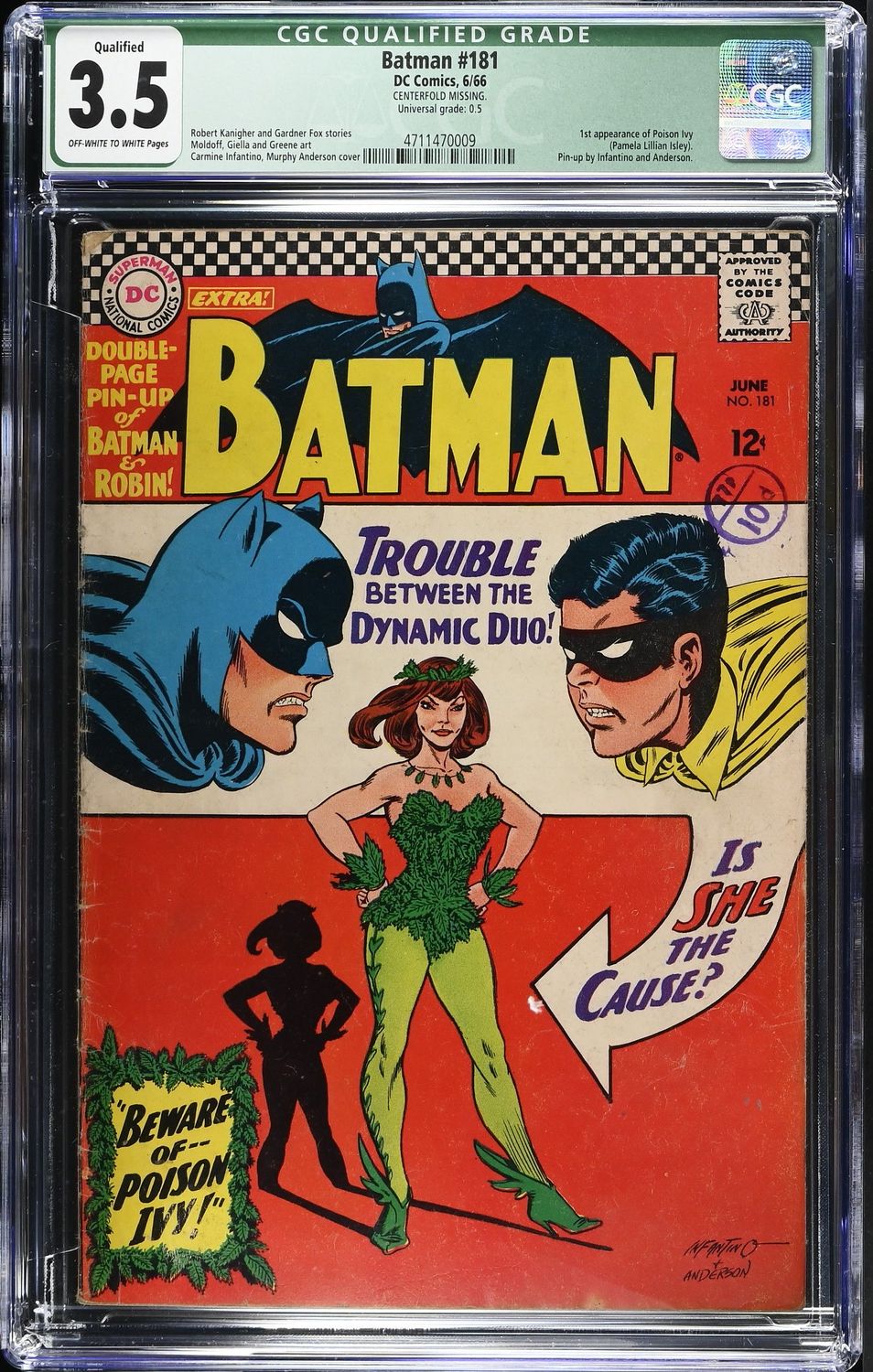 Batman #181 CGC 3.5 Comic