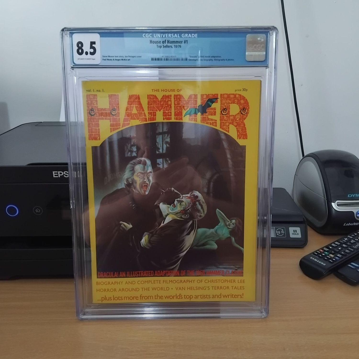 House of Hammer # 1 CGC 8.5 House of Hammer # 1 CGC 8.5