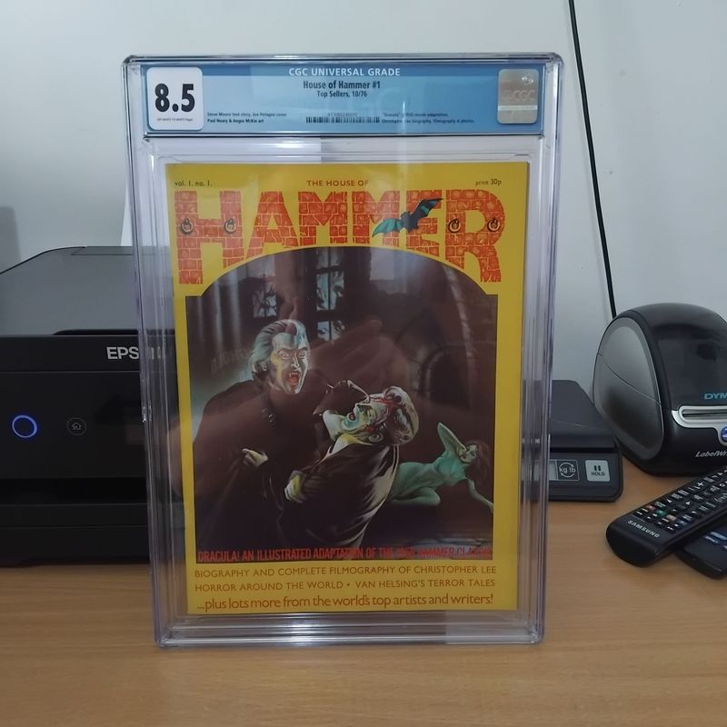 House of Hammer # 1 CGC 8.5 House of Hammer # 1 CGC 8.5