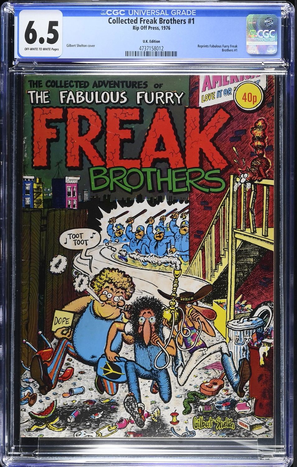 Collected Freak Brothers # 1 CGC 6.5 Key Issue Collected Freak Brothers # 1 CGC 6.5 Key Issue