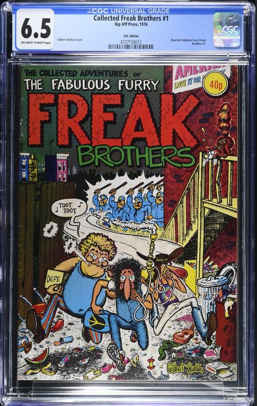 Collected Freak Brothers # 1  CGC 6.5  Key Issue