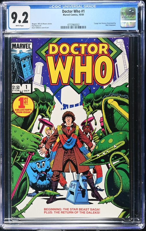 Doctor Who # 1 CGC 9.2 Doctor Who # 1 CGC 9.2