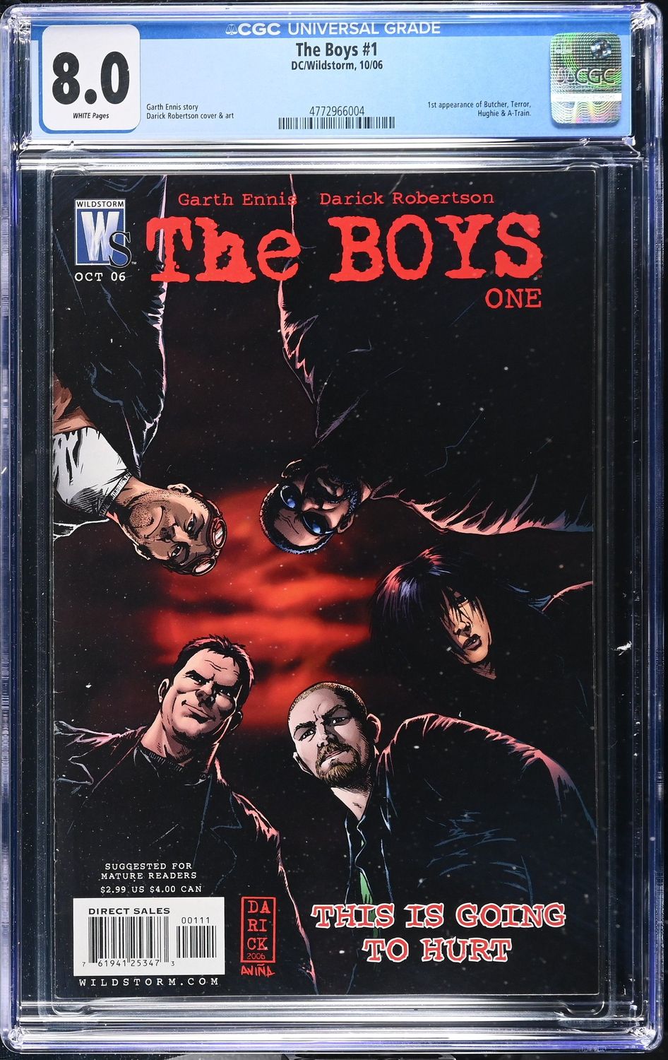 The Boys # 1 Key Issue CGC 8.0