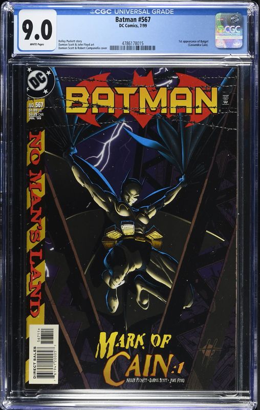 Batman # 567 CGC 9.0 Key Issue