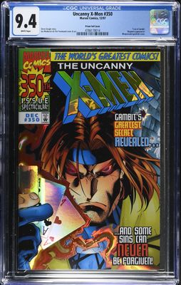 Uncanny X-Men  # 350 CGC 9.4 Foil Cover Key Issue