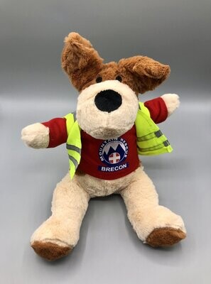 "Bryn", our very own Mountain Rescue cuddly toy doggy mascot