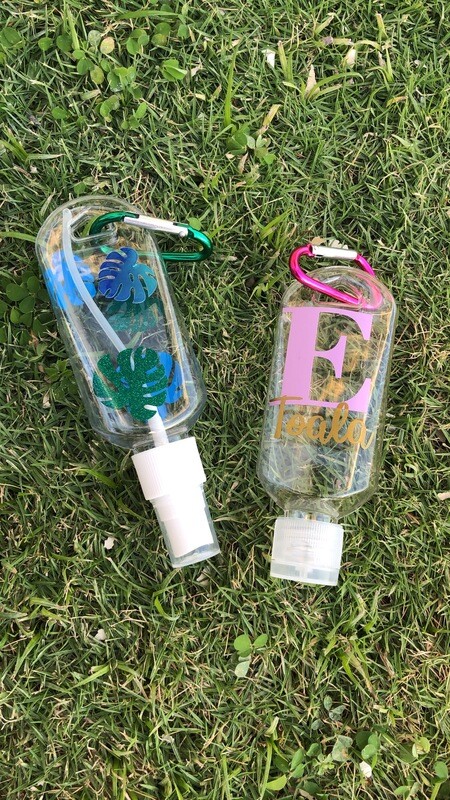 Botella llavero gel o alcohol