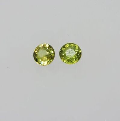 Pair of Sphene Gemstones