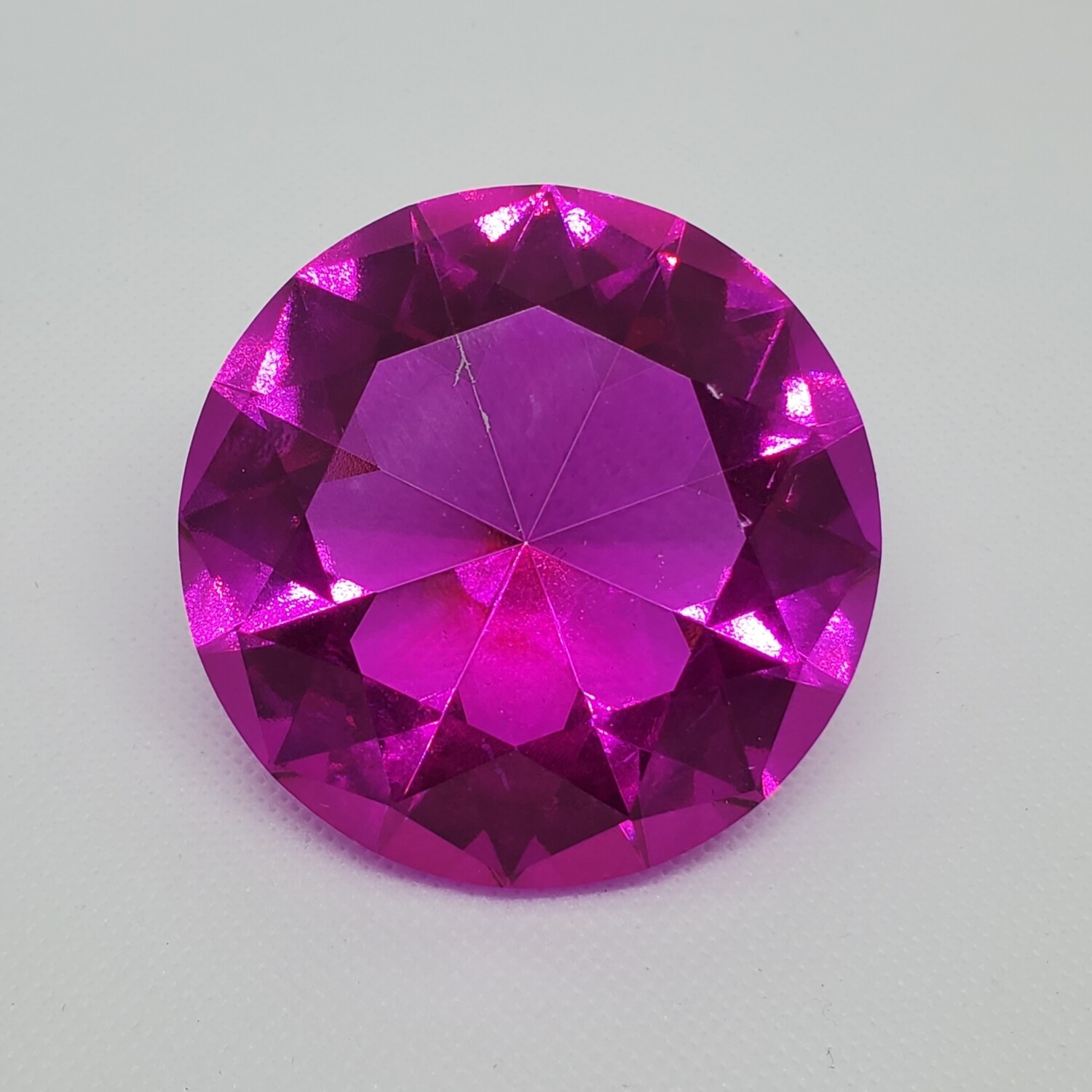 Hot Pink Large Faux Diamond