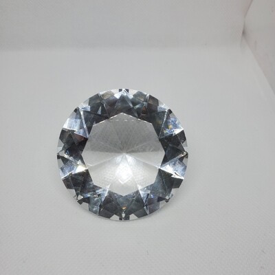 Crystal Clear Large Faux Diamond