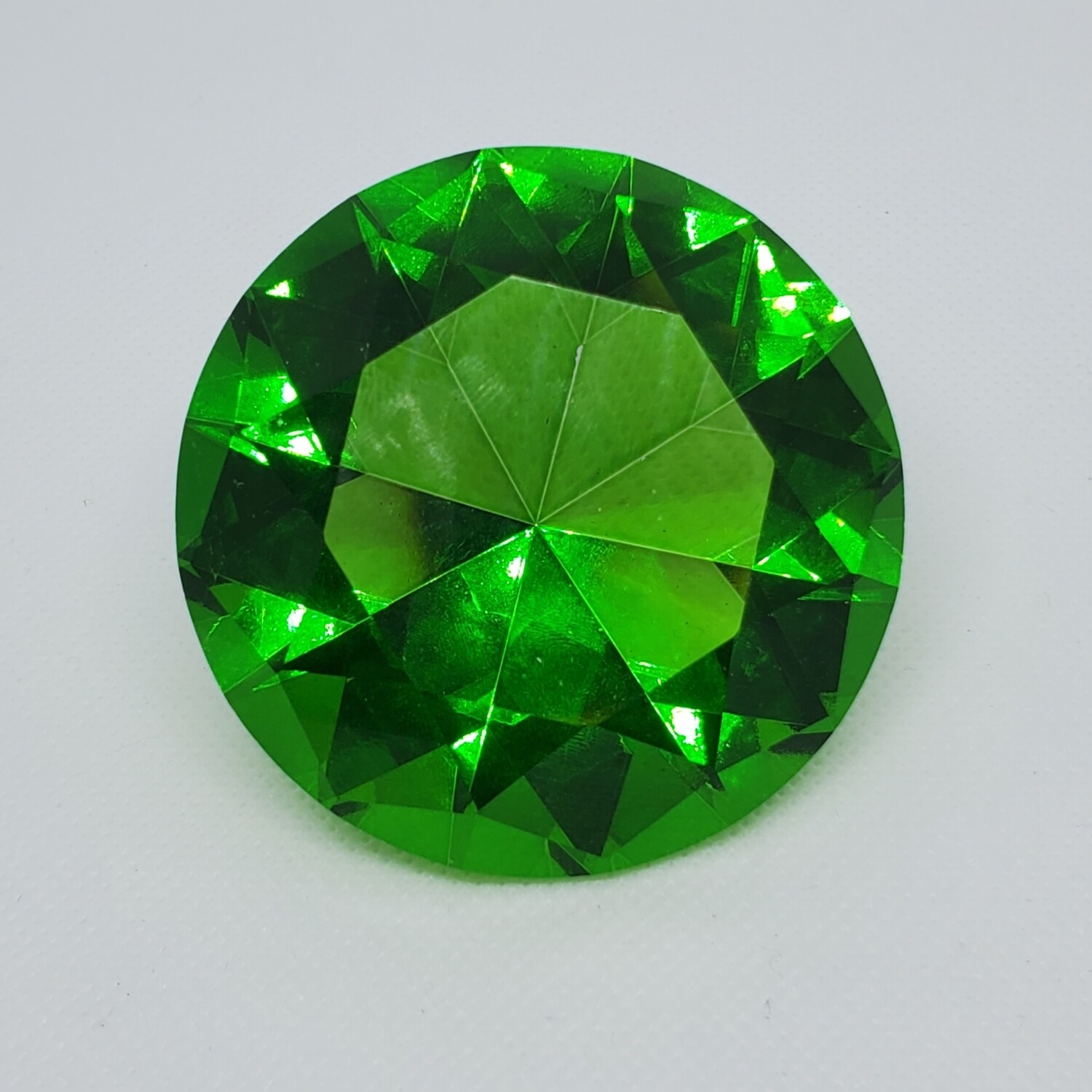 Emerald Green Large Faux Diamond