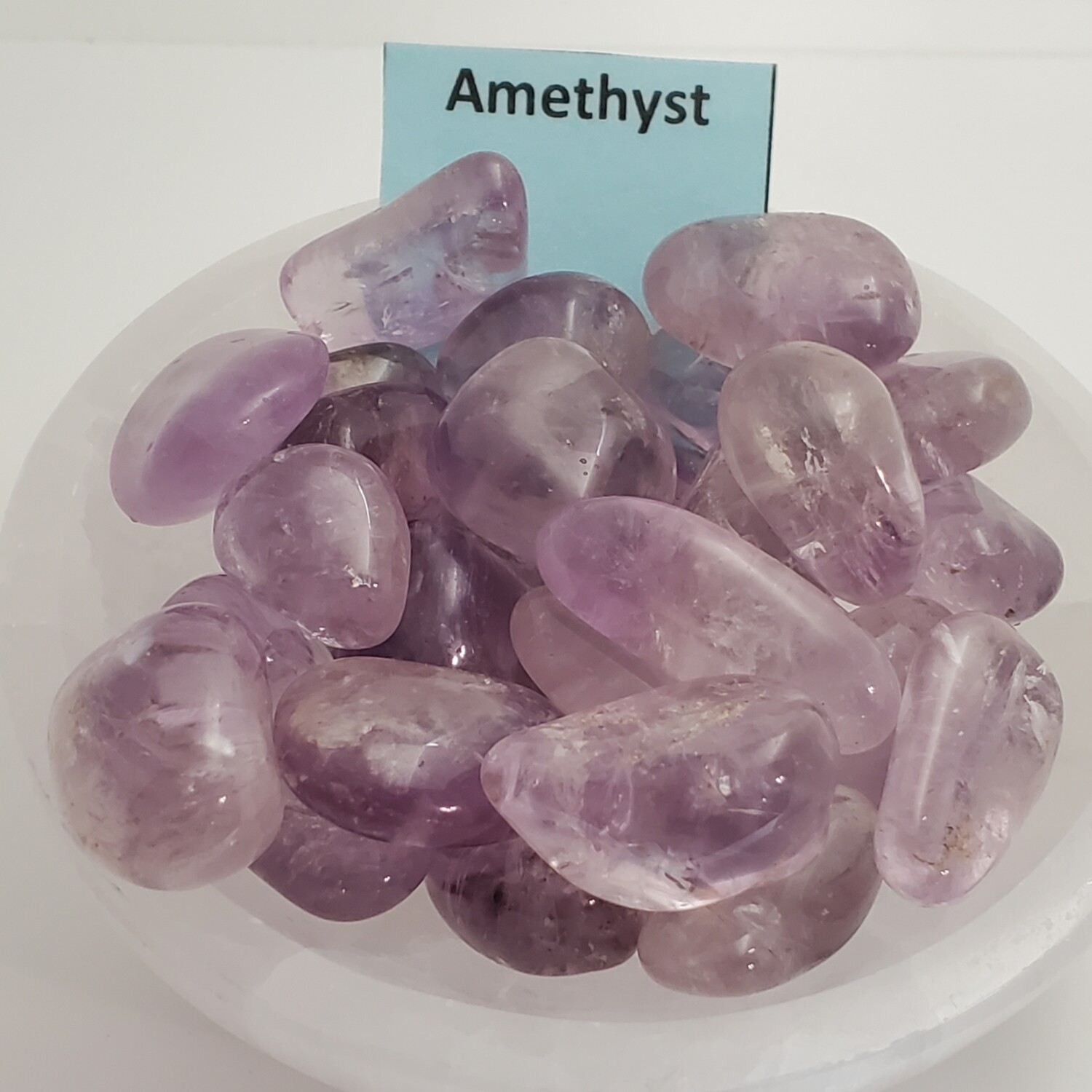 Amethyst tumbled crystal