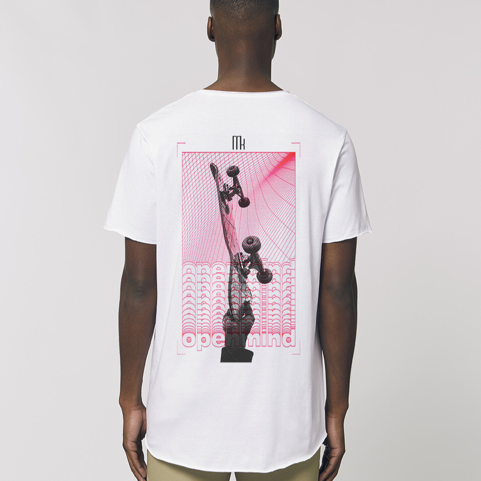 Genderless &quot;Open your Mind&quot; Sk8 TEE