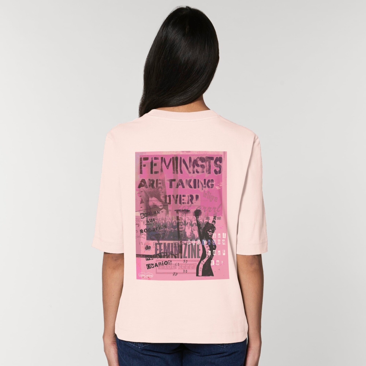 Genderless &quot;90&#39;s FANZINE&quot; TEE
