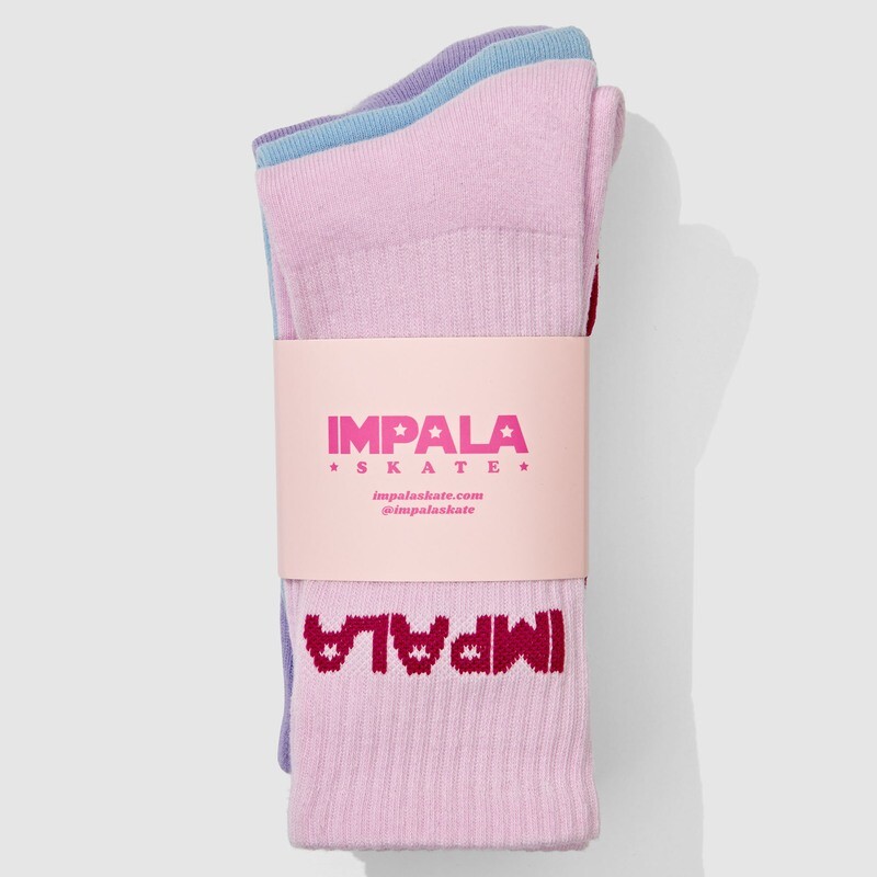 Impala Socks Pastel Skate - 3 Pack