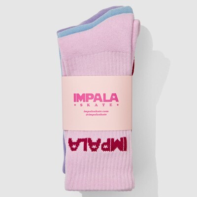 Impala Socks Pastel Skate - 3 Pack