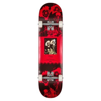 Impala Blossom Skateboard - Red 8”