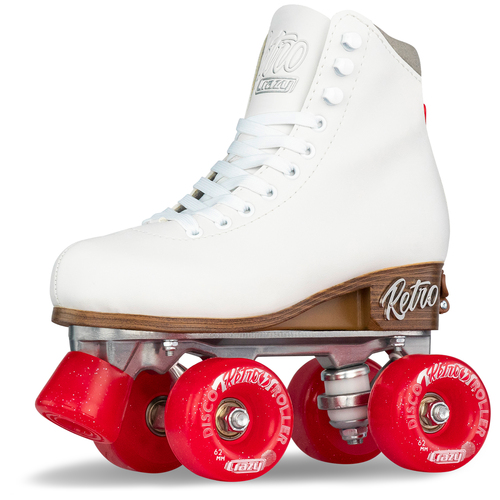 Crazy Adjustable Retro Quads - White