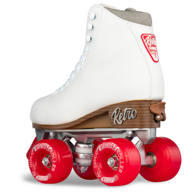 Crazy Adjustable Retro Quads - White