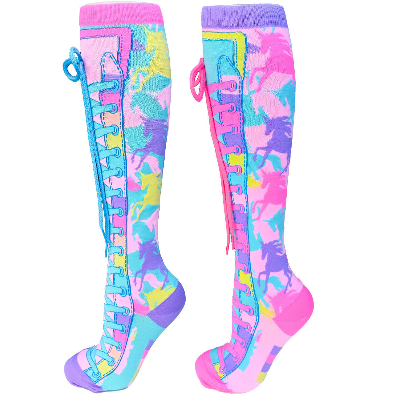 Madmia Socks - Pastel Rainbow Unicorn