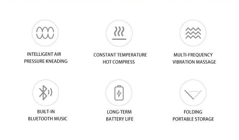 4D Smart Airbag Vibration Eye Massager