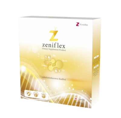 zeniflex ซินนีเฟล็กซ์ ผลิตภัณฑ์บำรุงกระดูกและข้อ ชุดทดลอง 1กล่อง ส่งฟรี ems