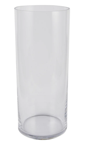 12 Pack: 12&quot; Cylinder Glass Vase by Ashland®