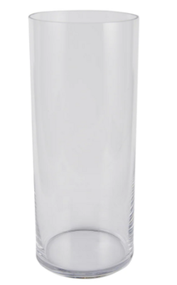 12 Pack: 12&quot; Cylinder Glass Vase by Ashland®