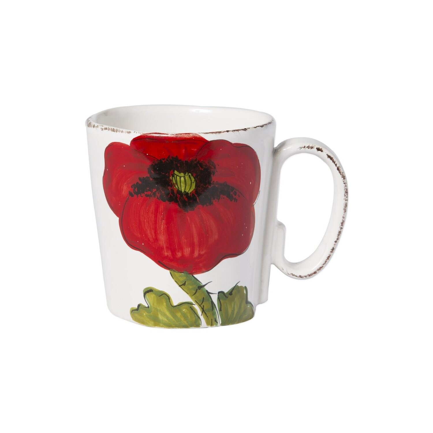 Vietri Poppy Mugs