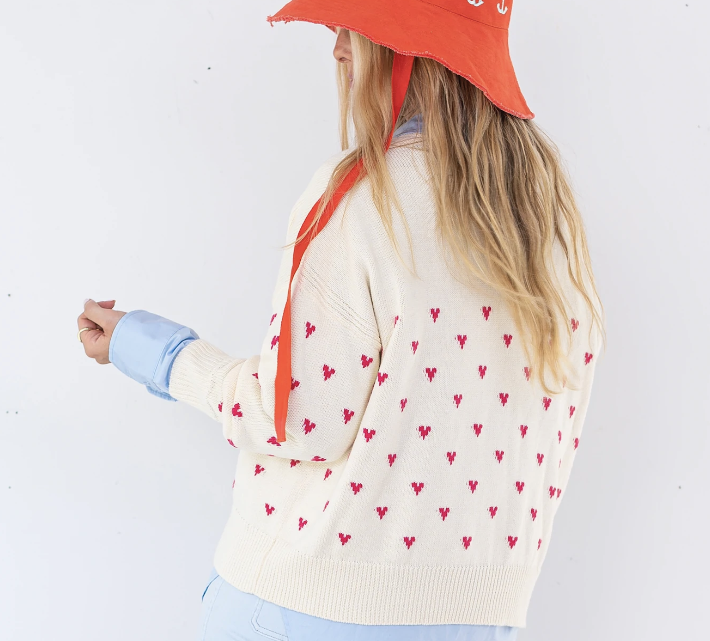 Kerri Rosenthal Sydney Sweater Mini Hearts