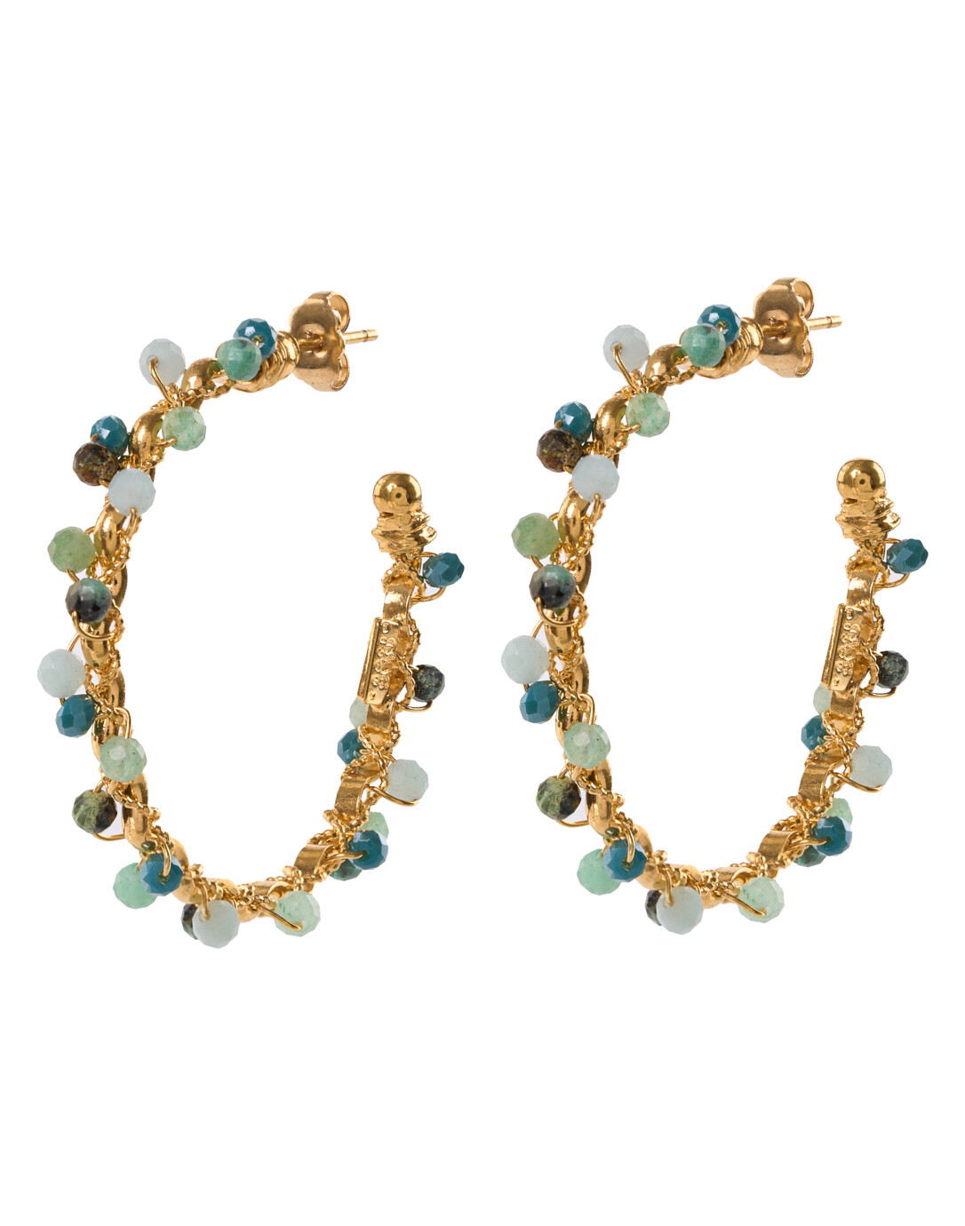 Gas Bijoux Creole Orphee Earrings