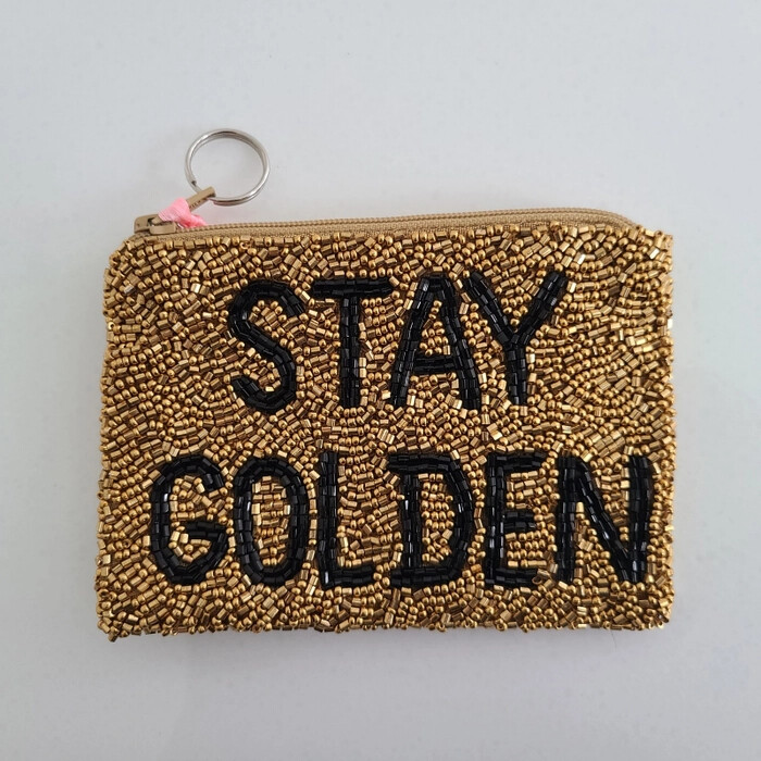 Tiana Designs Stay Golden Change Purse