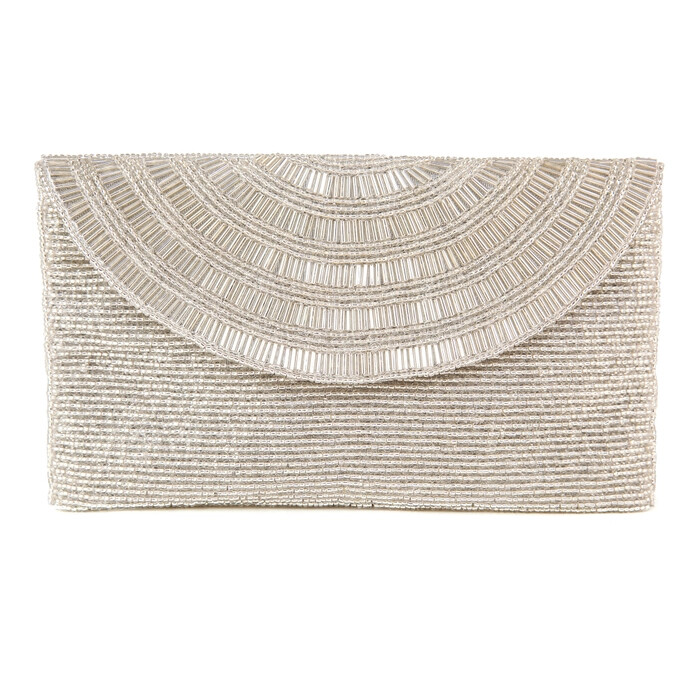 Tiana Designs Silver Clutch