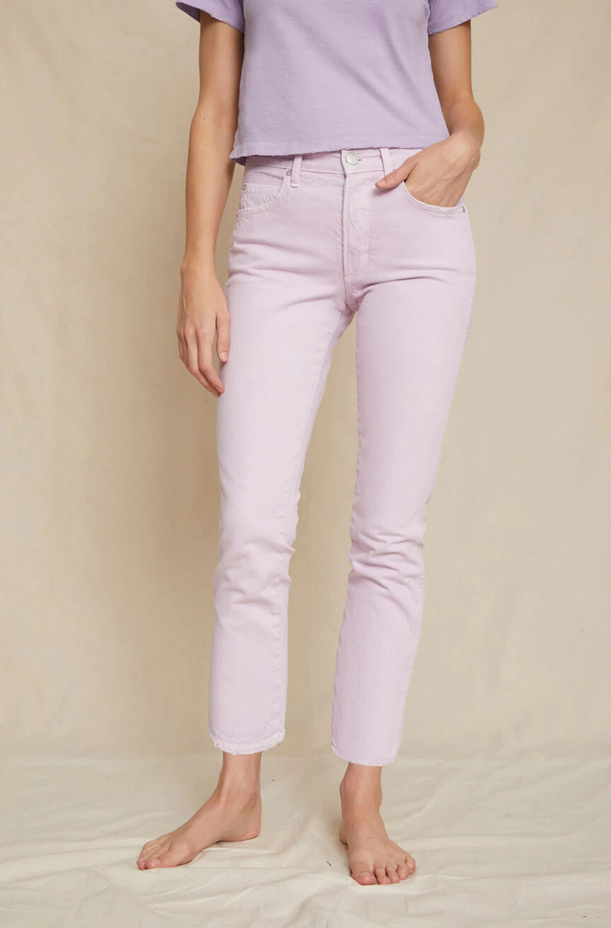 AMO Tomboy Crop Pant in Lilac