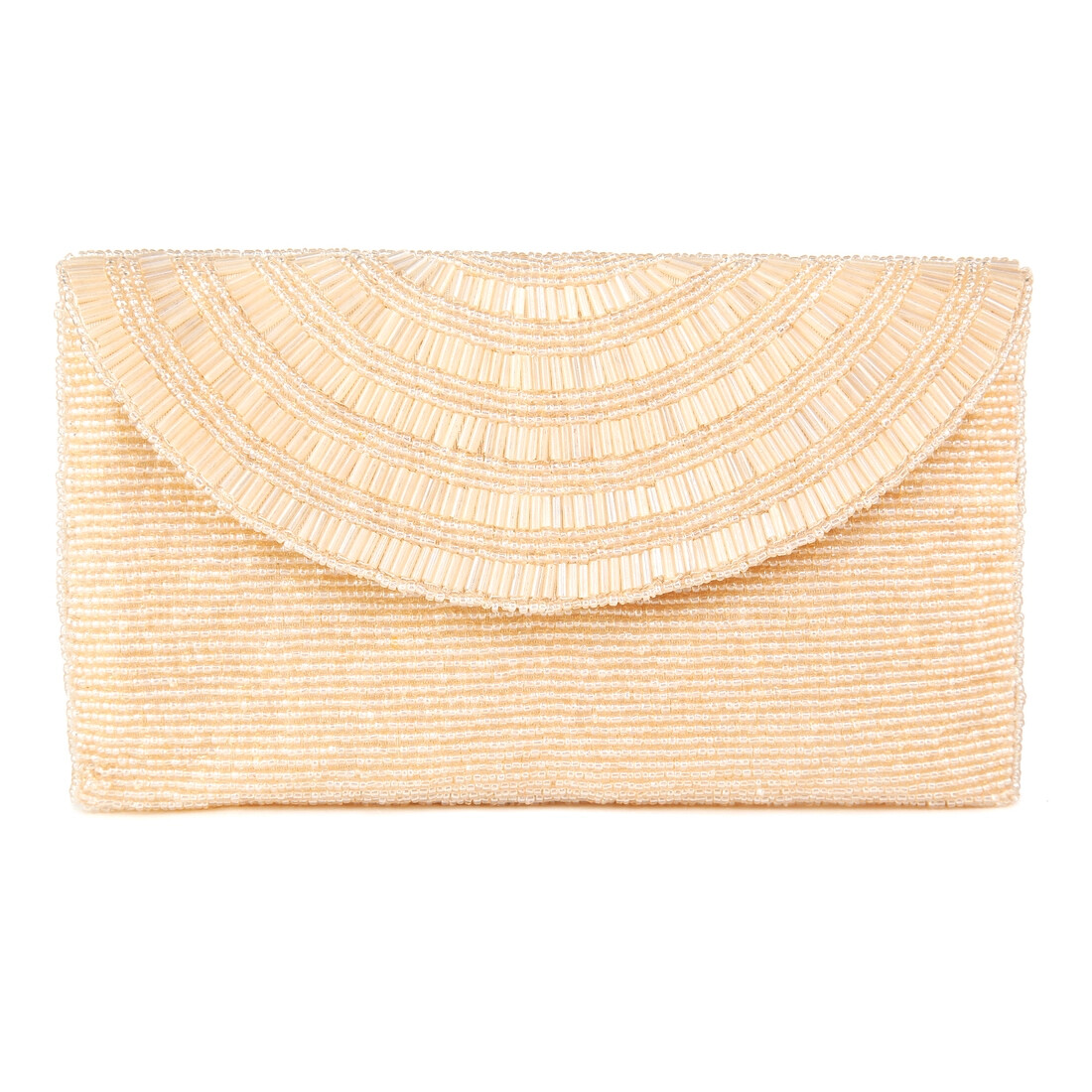 Tiana NY Gold Beaded Clutch