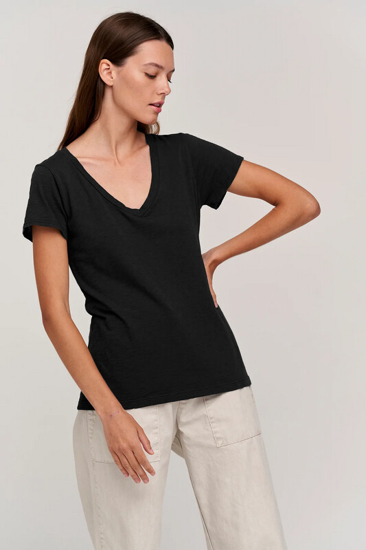 Velvet Lilith Tee in Black